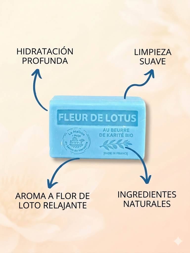 JABÓN KARITÉ FLOR DE LOTO 60G