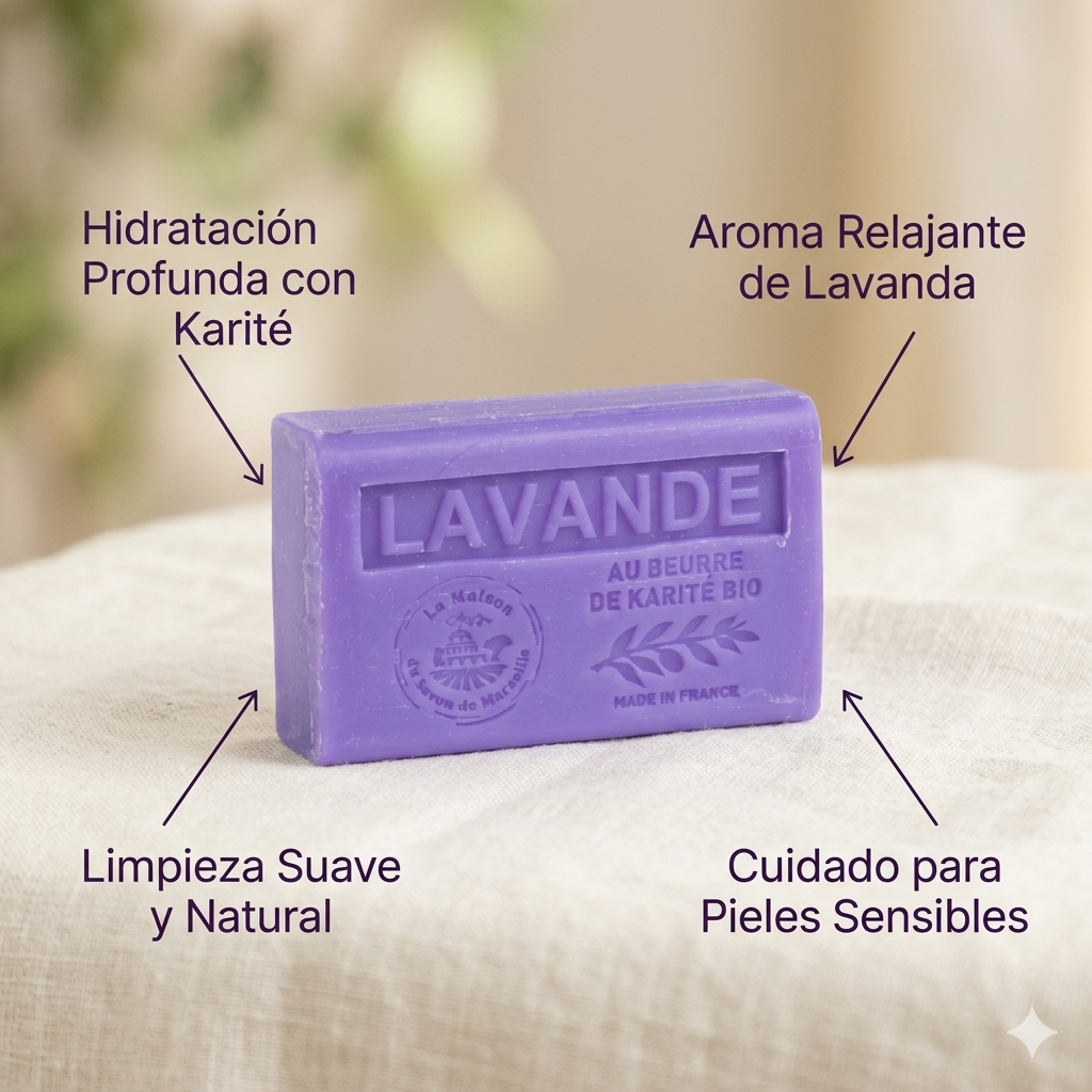 JABÓN KARITÉ LAVANDA 125G