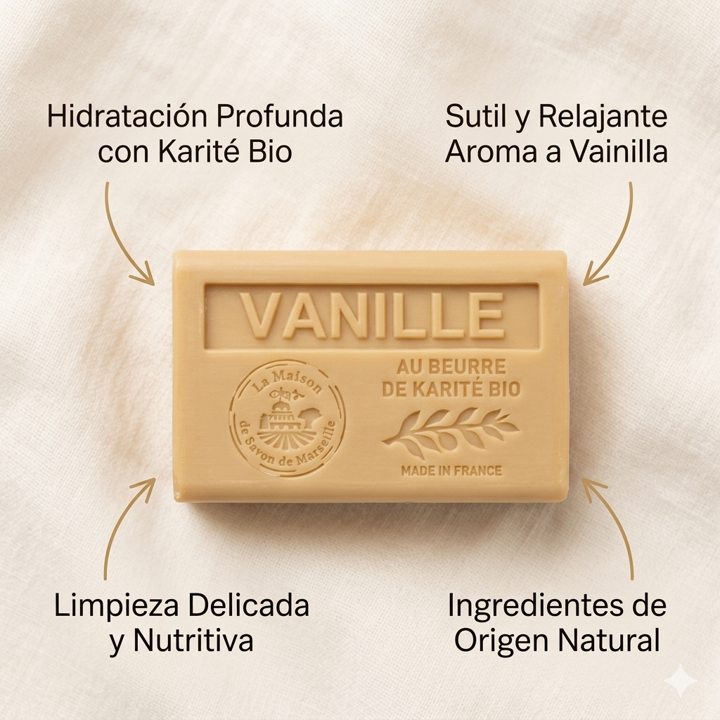 JABÓN KARITÉ VAINILLA 125G