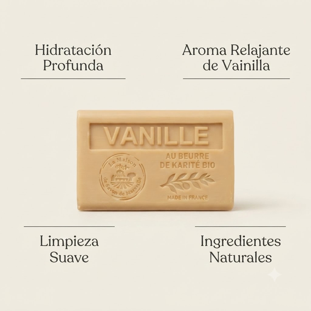 JABÓN KARITÉ VAINILLA 125G