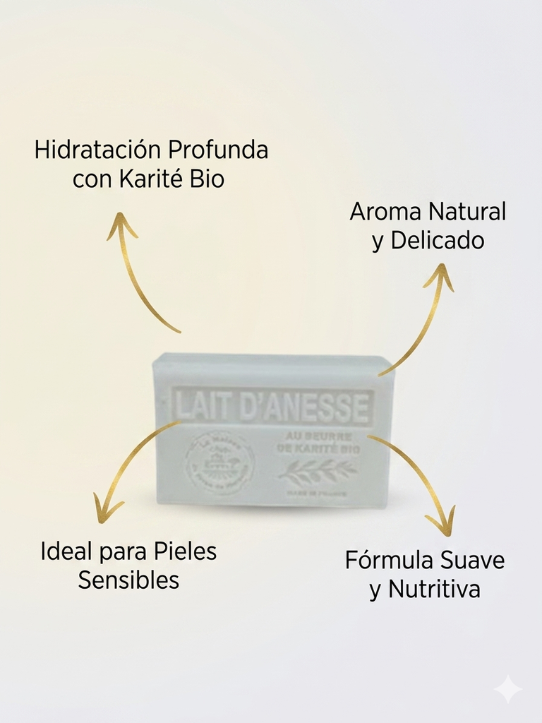 JABÓN KARITÉ LECHE DE BURRA 60G