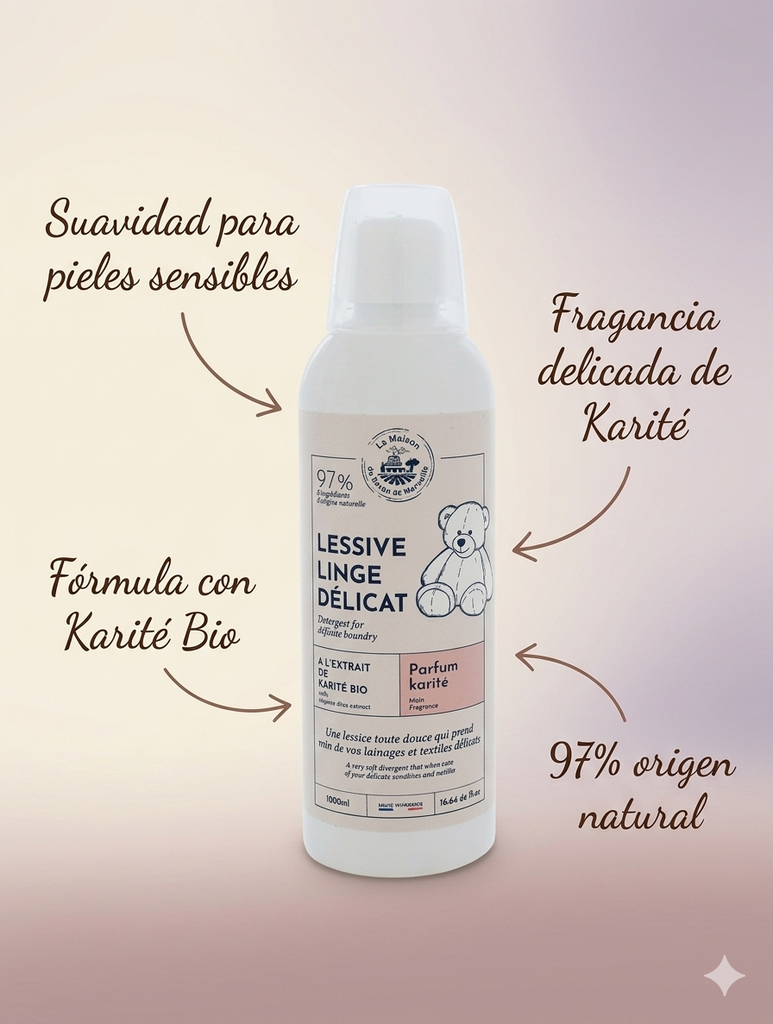 DETERGENTE PARA ROPA DELICADA - 500ML
