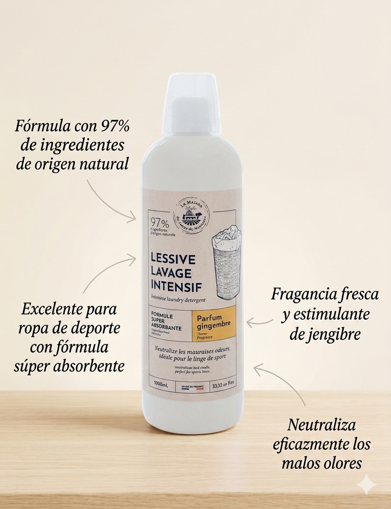 DETERGENTE PARA LAVADO INTENSIVO - 1L