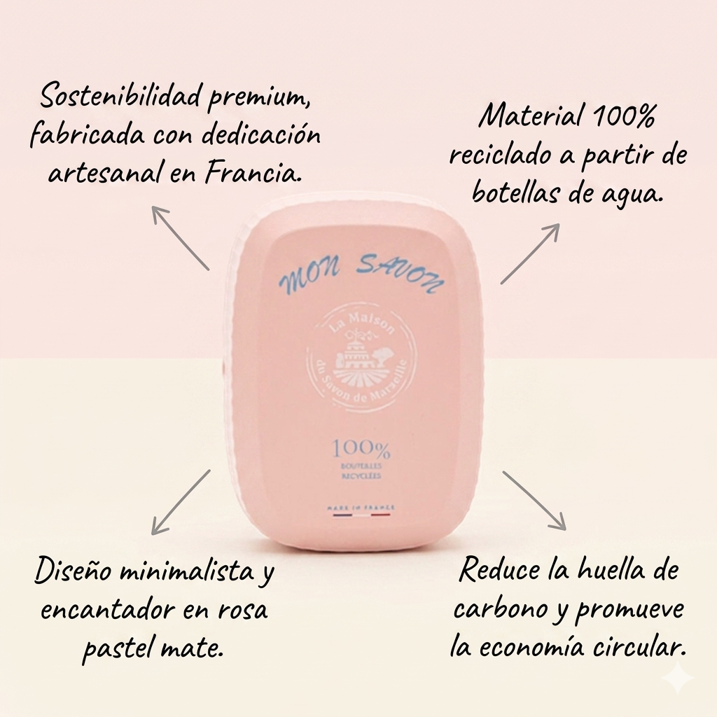 JABONERA RECICLADA ROSA