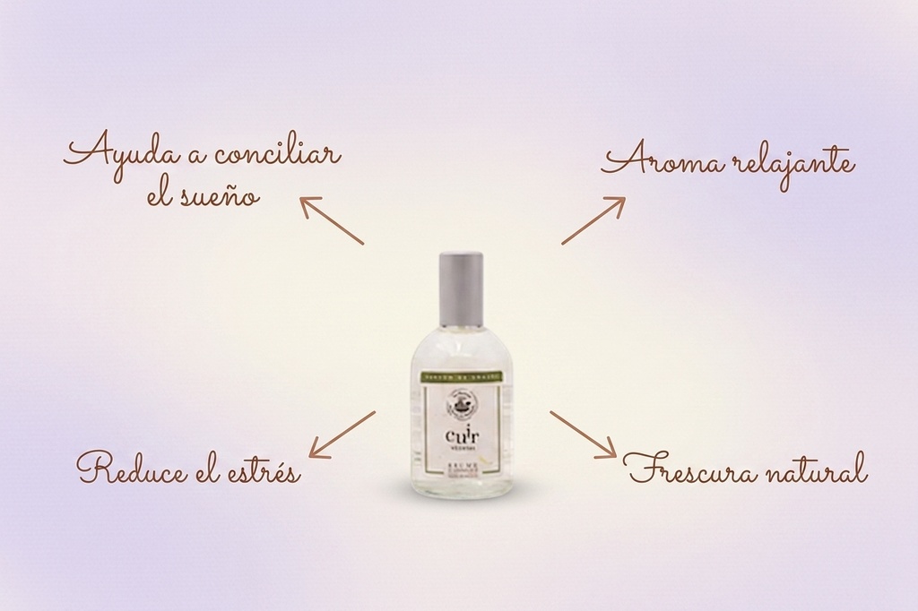 BRUMA DE ALMOHADA 100ML - CUERO VEGETAL