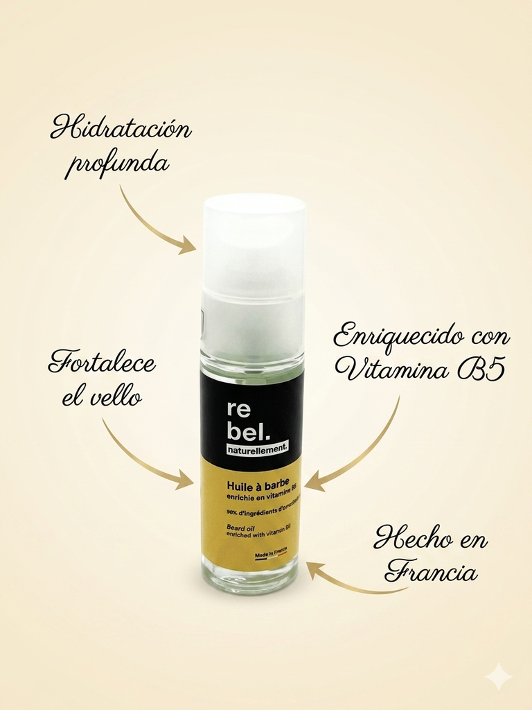 ACEITE BARBA 30ML - REBEL