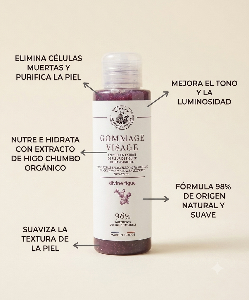 EXFOLIANTE FACIAL 100ML - HIGO CHUMBO