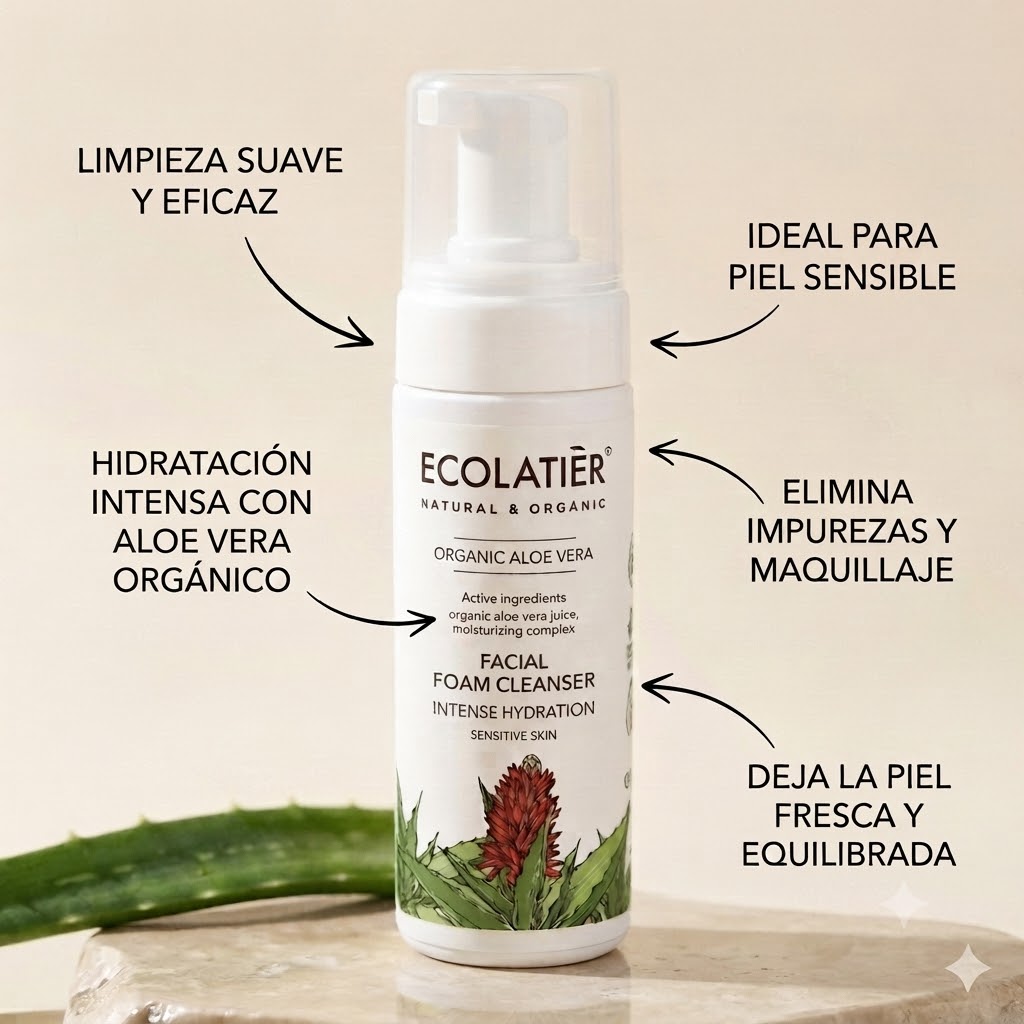 ESPUMA LIMPIADORA ALOE VERA 150ML