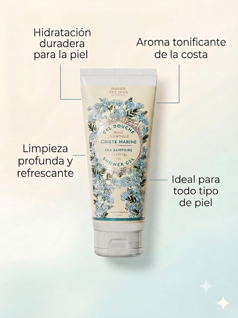 GEL DE DUCHA CRISTAL MARINO 200ML