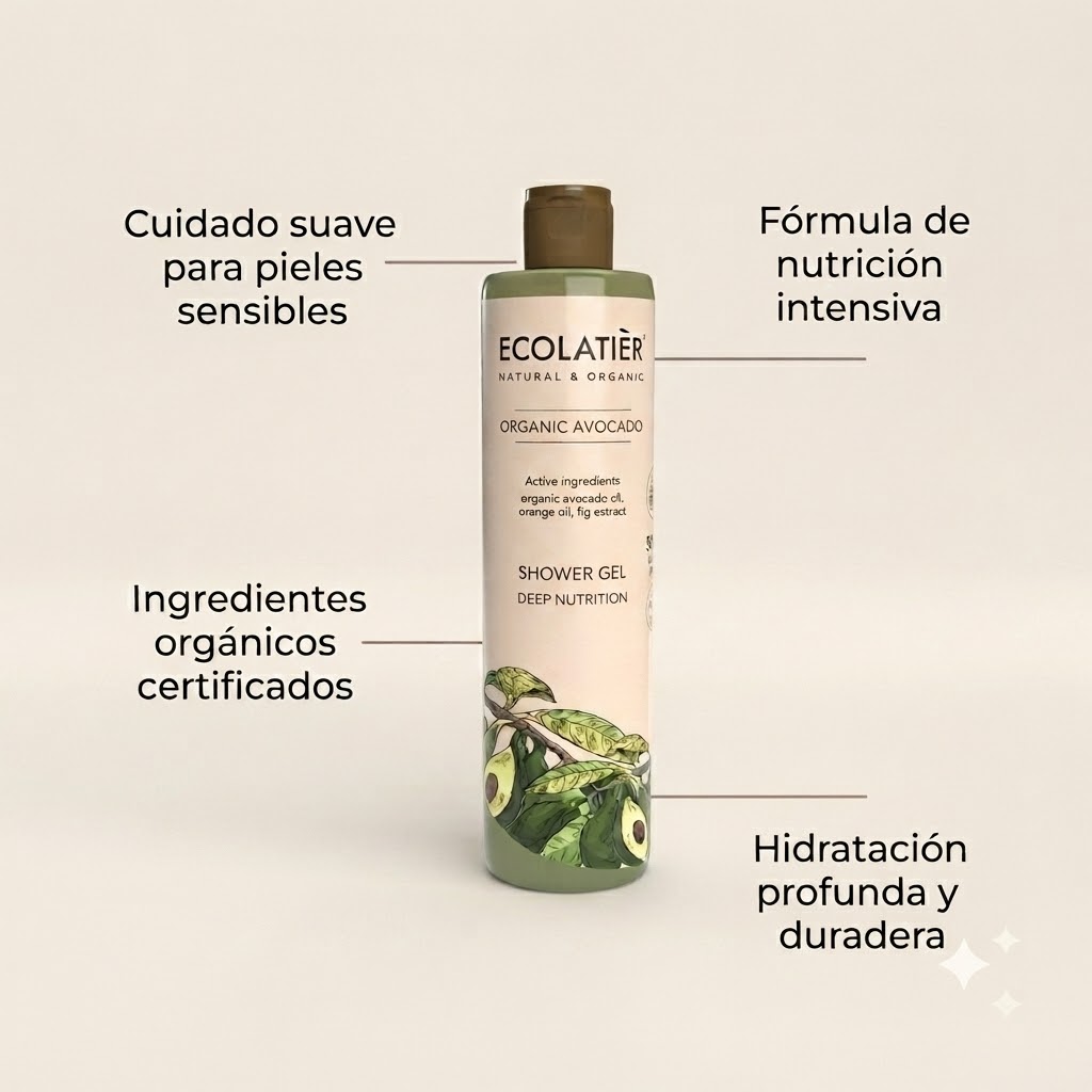 GEL DE DUCHA NUTRICIÓN PROFUNDA - AGUACATE 350ML