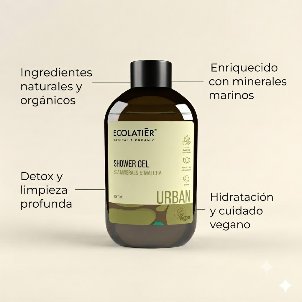 GEL DE DUCHA MINERALES MARINOS Y MATCHA