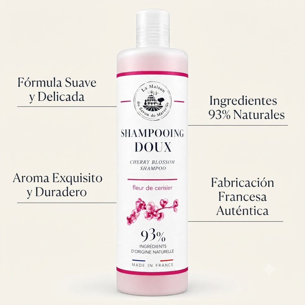CHAMPÚ LÍQUIDO  250ml FLOR DE CEREZO