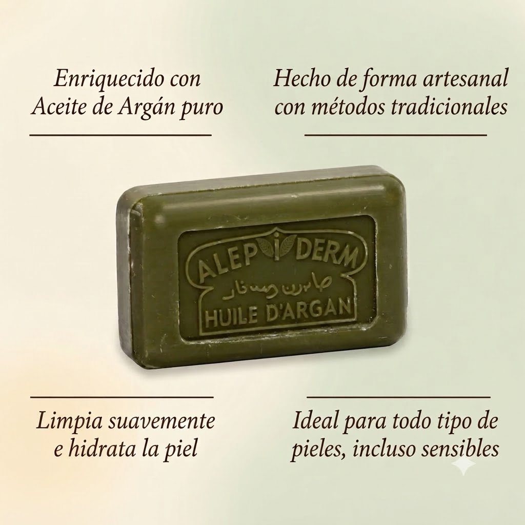JABÓN 125g ALEPIDERM ARGÁN