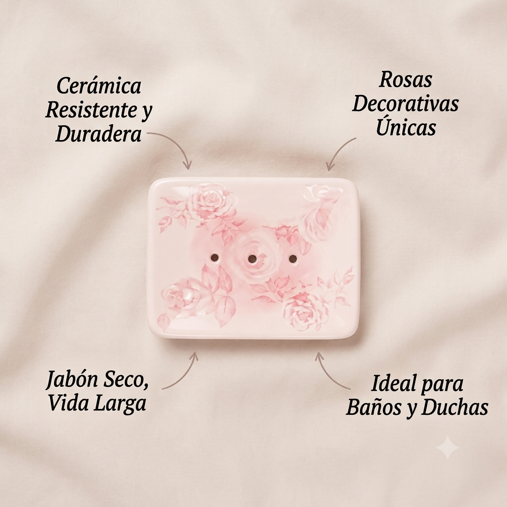 JABONERA CERÁMICA - ROSAS