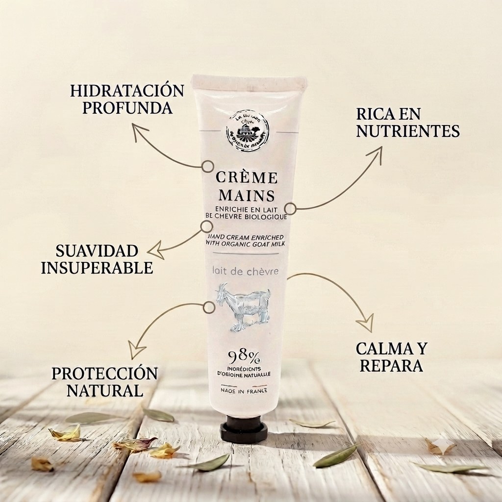 CREMA DE MANOS 30ML LECHE DE CABRA