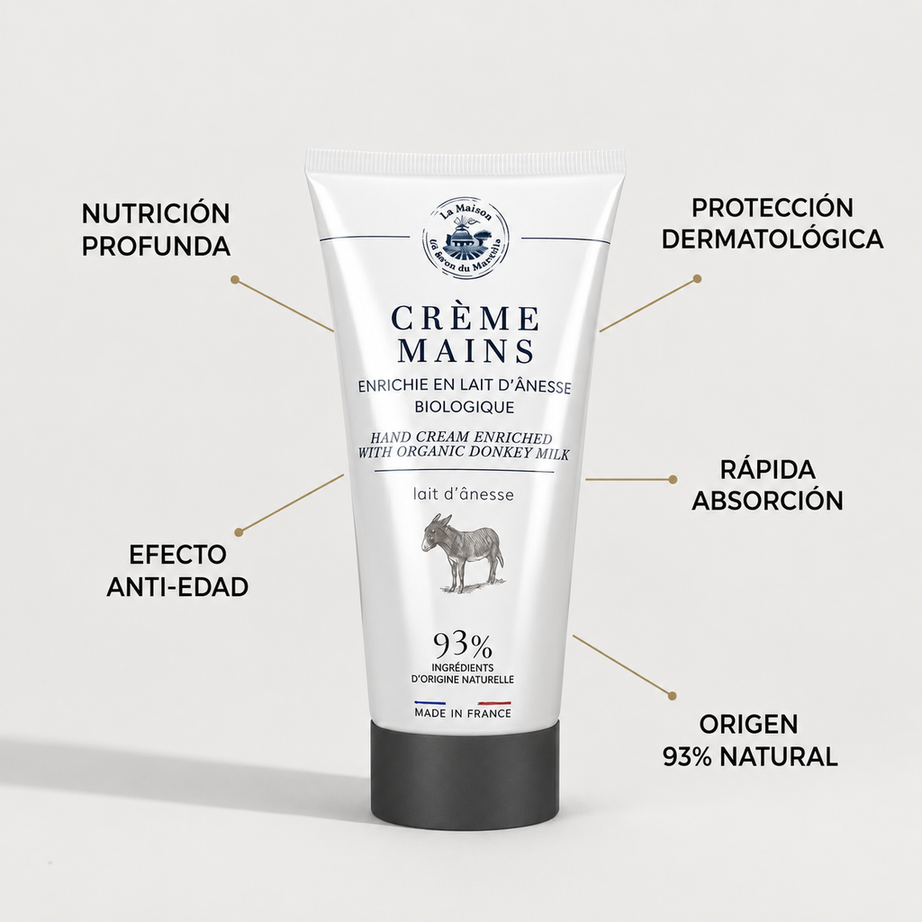 CREMA DE MANOS TUBO 75ml LECHE DE BURRA