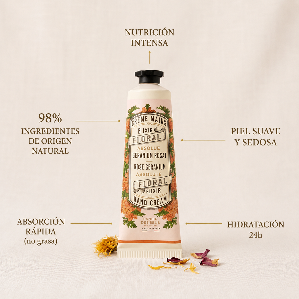 CREMA MANOS GERANIO-ROSAS 30ML