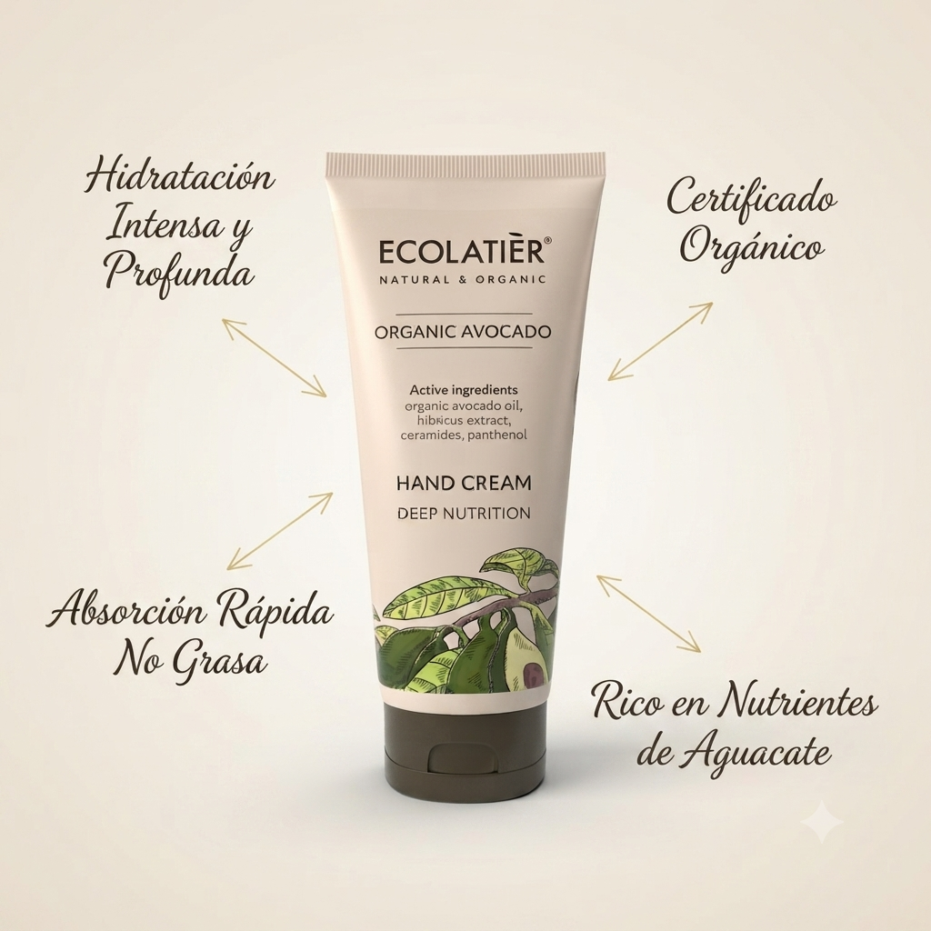 CREMA DE MANOS NUTRITIVA -AGUACATE
