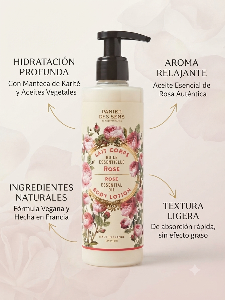 LECHE CORPORAL ROSAS 250ML