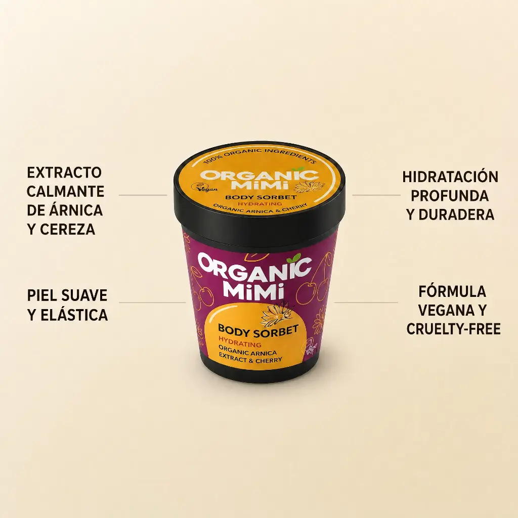 SORBETE CORPORAL CEREZA & ÁRNICA 200ML