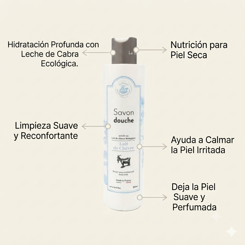 GEL DE DUCHA 250ML - LECHE DE CABRA