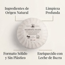 CHAMPÚ SÓLIDO 100G LECHE DE BURRA