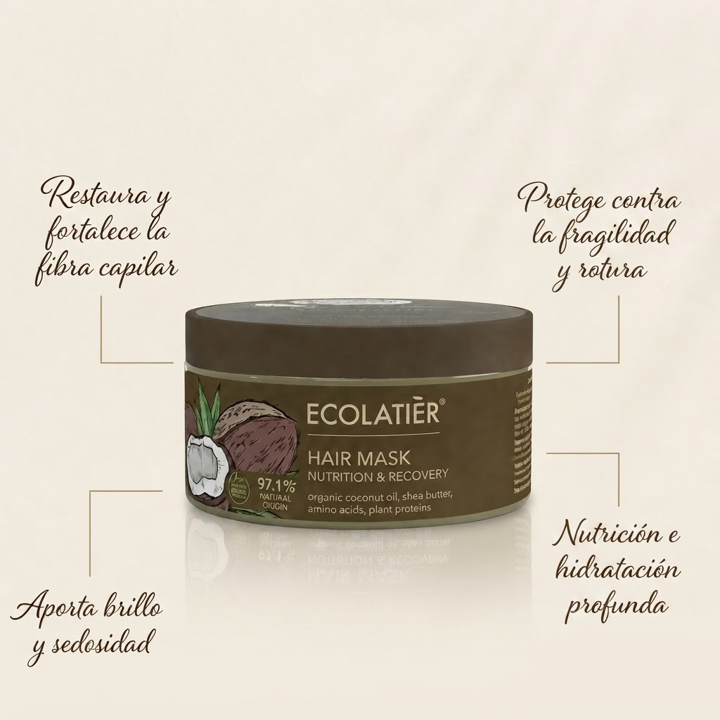 MASCARILLA CAPILAR NUTRICIÓN Y REPARACIÓN -COCO 250ML