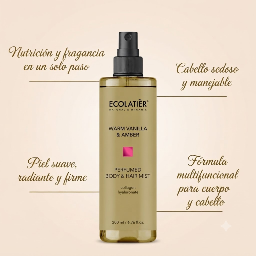BRUMA CUERPO Y CABELLO -VAINILLA & AMBAR 200ML