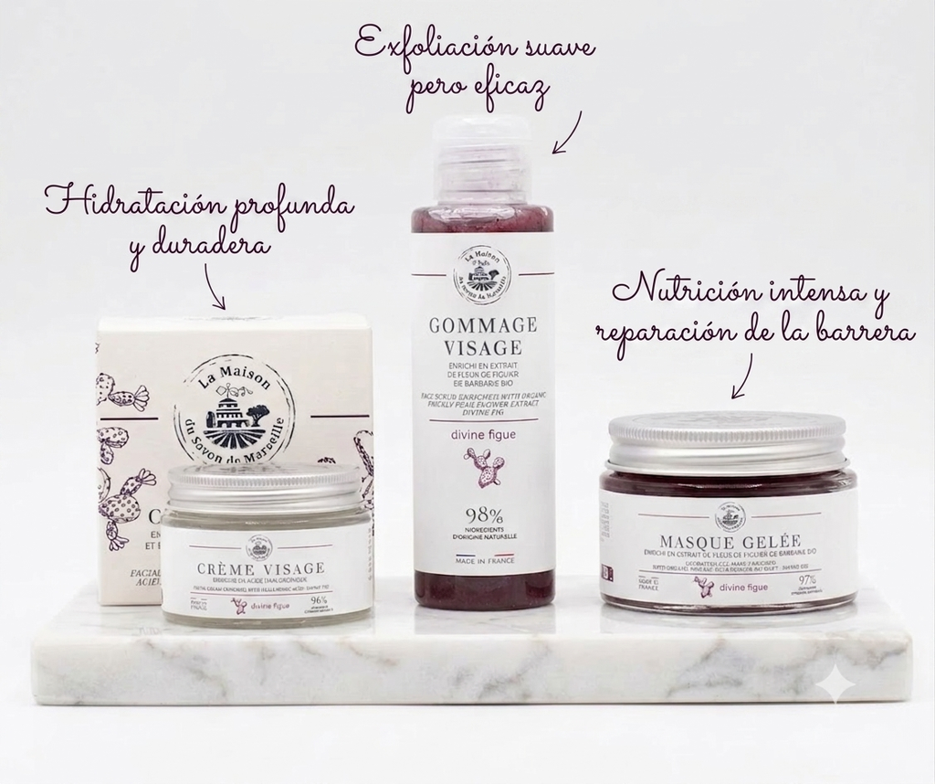 RUTINA FACIAL DE HIGO CHUMBO