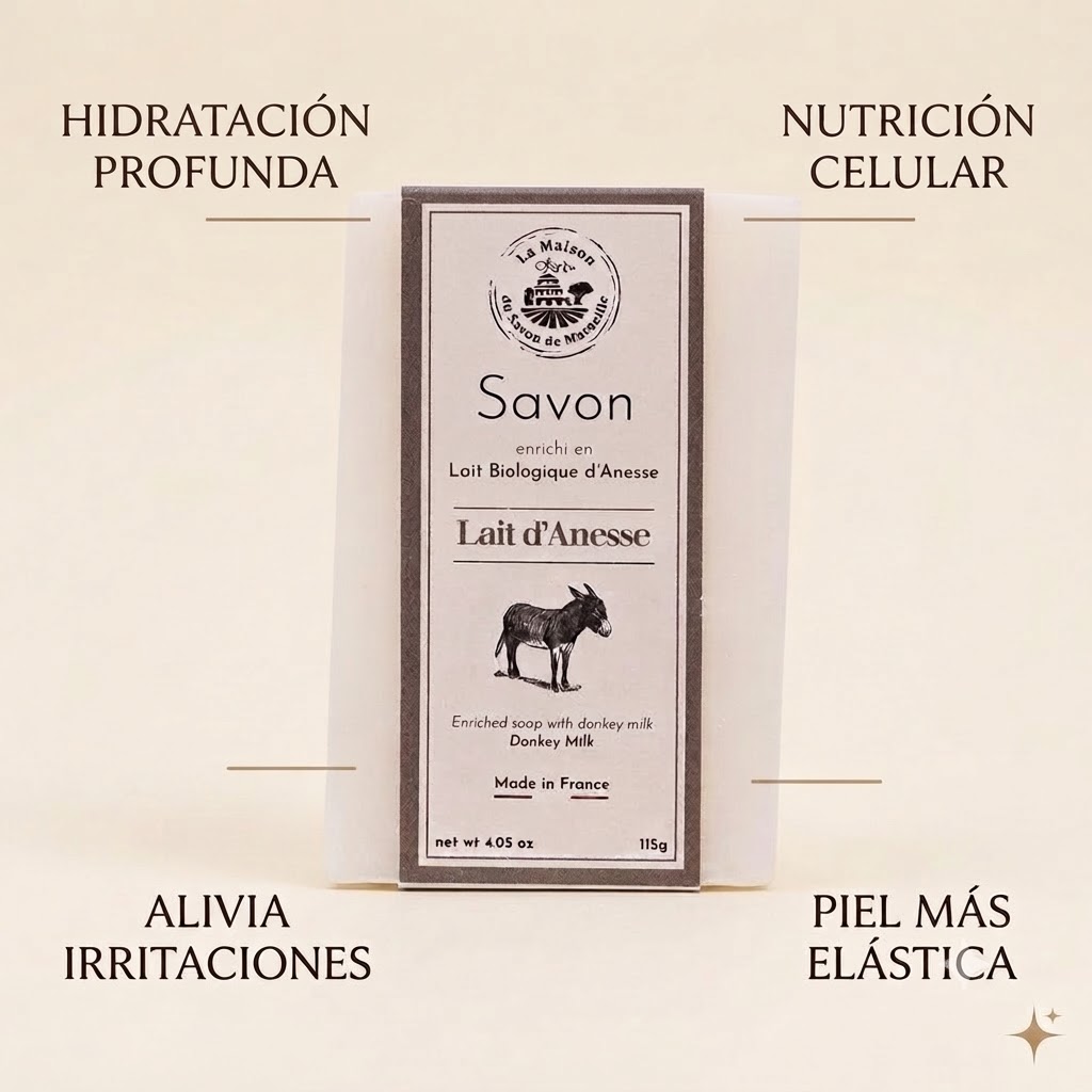 JABÓN (DUO) 115G LECHE DE BURRA ECOLÓGICA