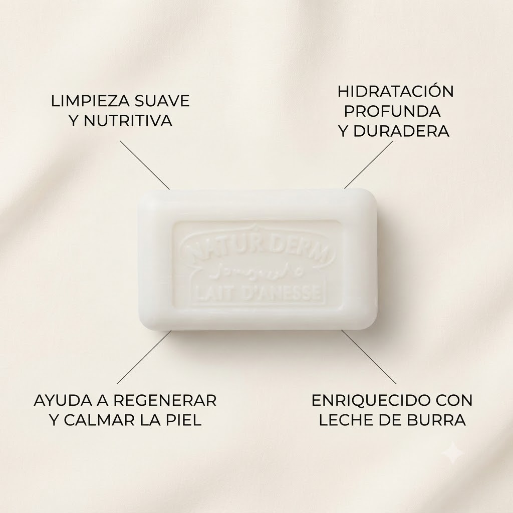 JABÓN 125g ALEPIDERM LECHE DE BURRA