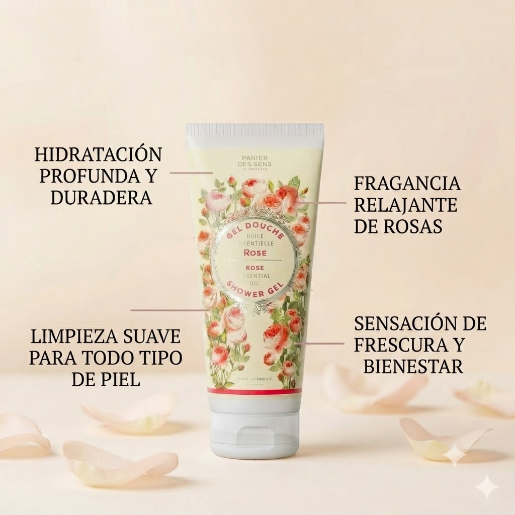  GEL DE DUCHA ROSAS 200ML
