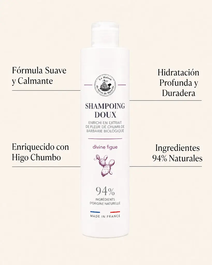 CHAMPÚ LÍQUIDO 250ML -HIGO CHUMBO