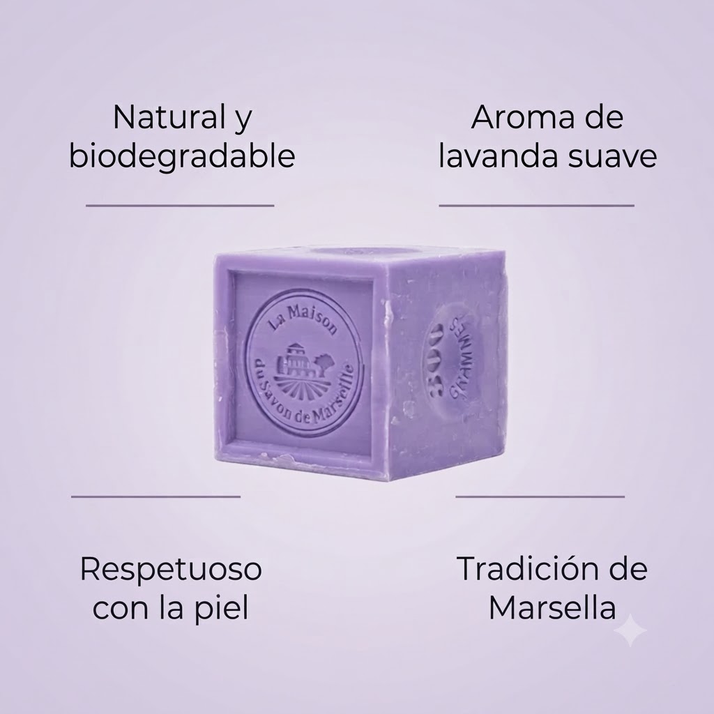 CUBO DE MARSELLA 300g LAVANDA