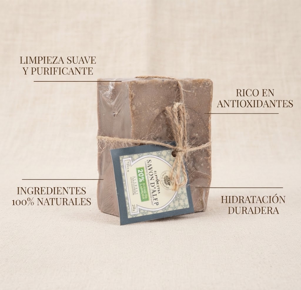 JABÓN ALEPO  20% LAUREL