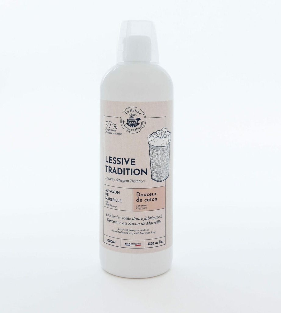 DETERGENTE DE MARSELLA - ALGODÓN SUAVE 1L