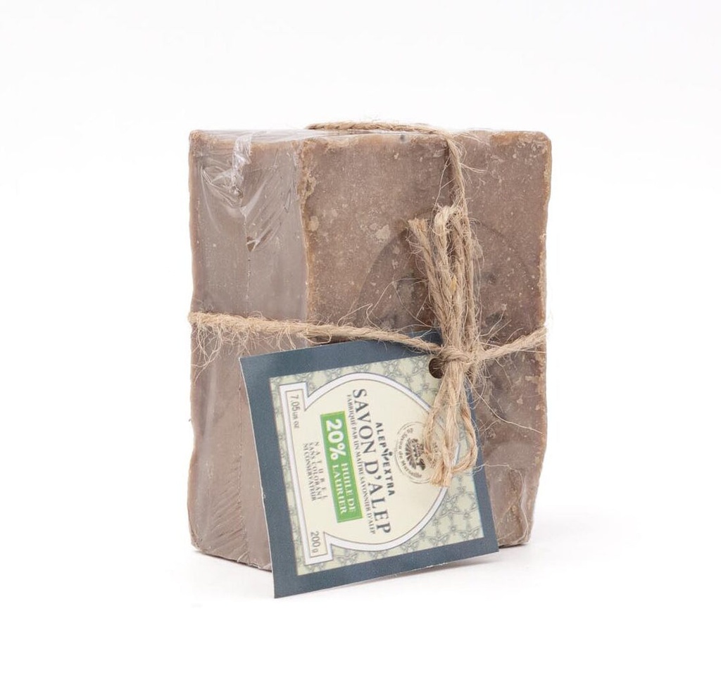 JABÓN ALEPO  20% LAUREL