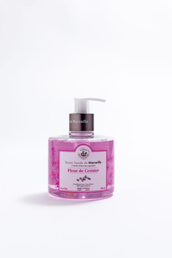 JABÓN LÍQUIDO DE MARSELLA 330ML  -FLOR DE CEREZO