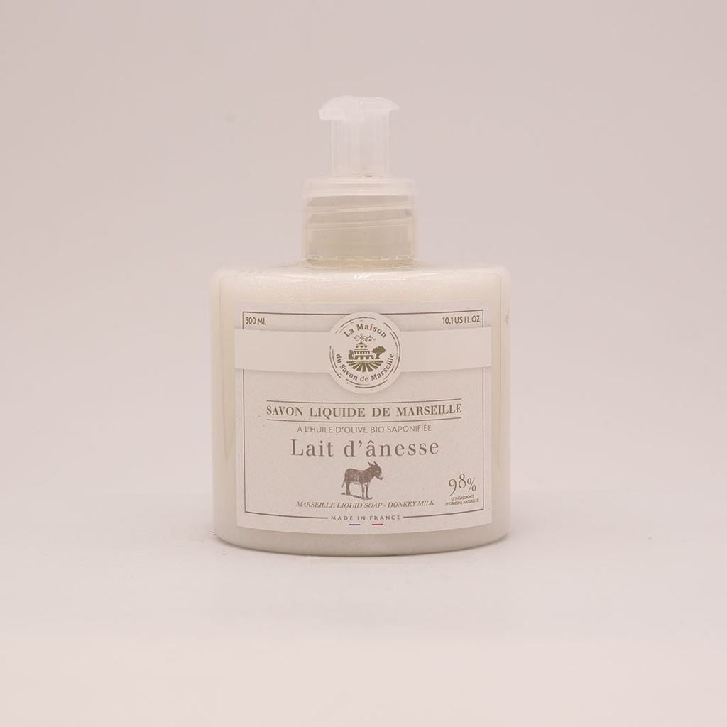 JABÓN LÍQUIDO DE MARSELLA 330mL LECHE DE BURRA