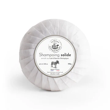 CHAMPÚ SÓLIDO 100G LECHE DE BURRA