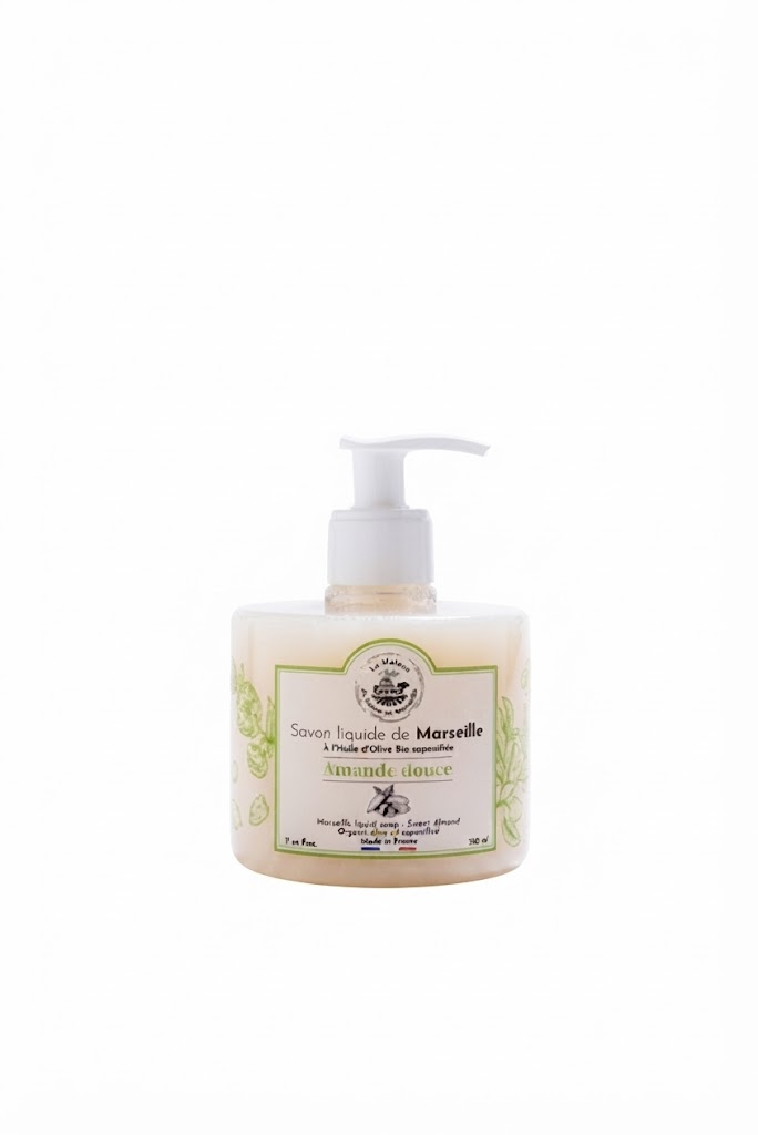 JABÓN LÍQUIDO DE MARSELLA 330ml - ALMENDRA DULCE