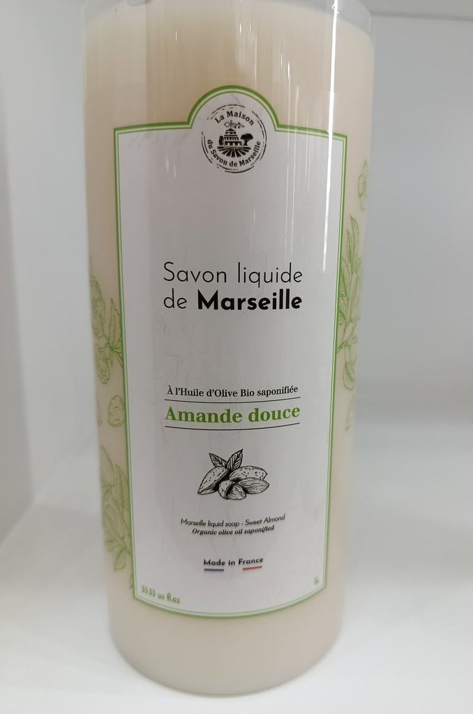 JABON LIQUIDO DE MARSELLA 1L ALMENDRA DULCE