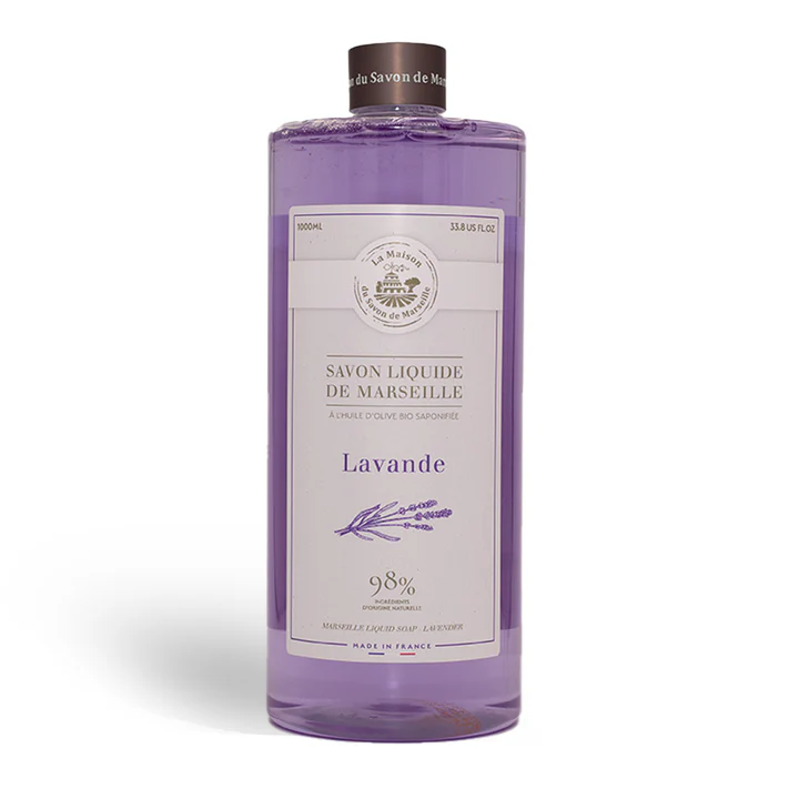 JABÓN LÍQUIDO DE MARSELLA 1L LAVANDA