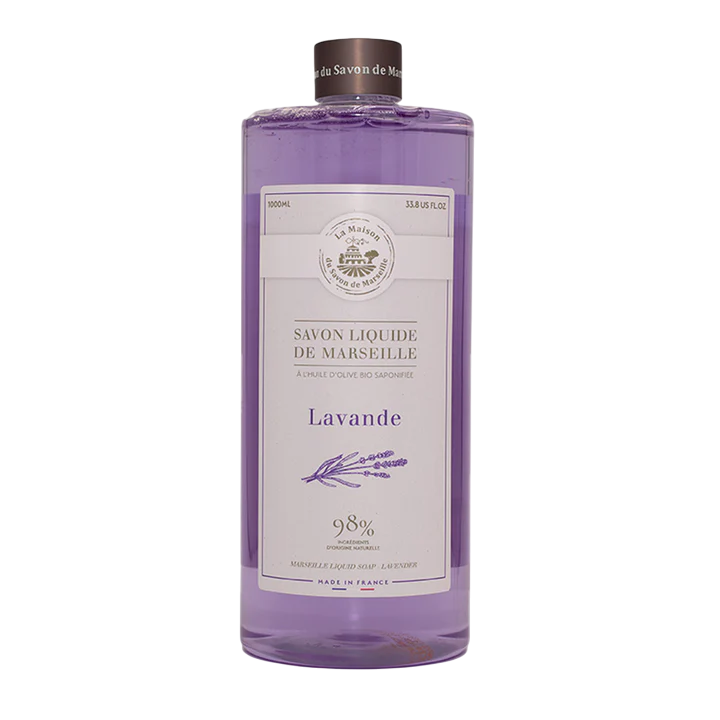JABÓN LÍQUIDO DE MARSELLA 1L LAVANDA