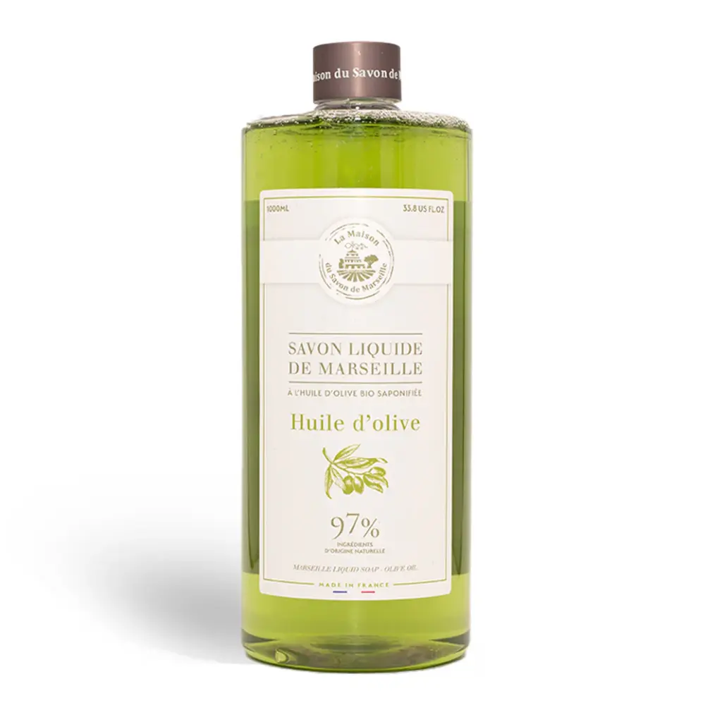 JABÓN LÍQUIDO DE MARSELLA 1L ACEITE DE OLIVA 