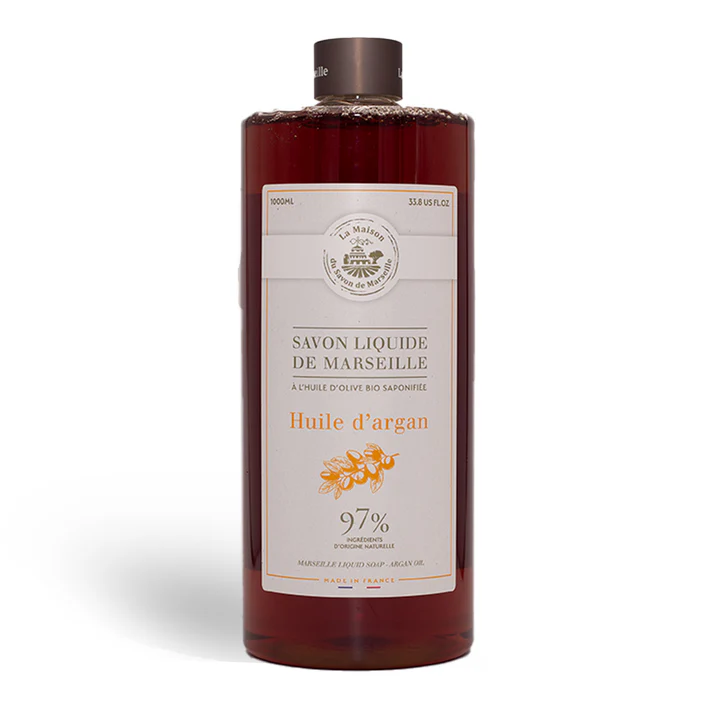 JABÓN LÍQUIDO DE MARSELLA 1L ACEITE DE ARGAN