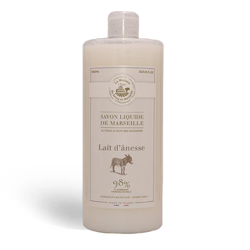 JABÓN LÍQUIDO DE MARSELLA 1L LECHE DE BURRA
