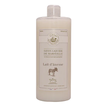 JABÓN LÍQUIDO DE MARSELLA 1L LECHE DE BURRA