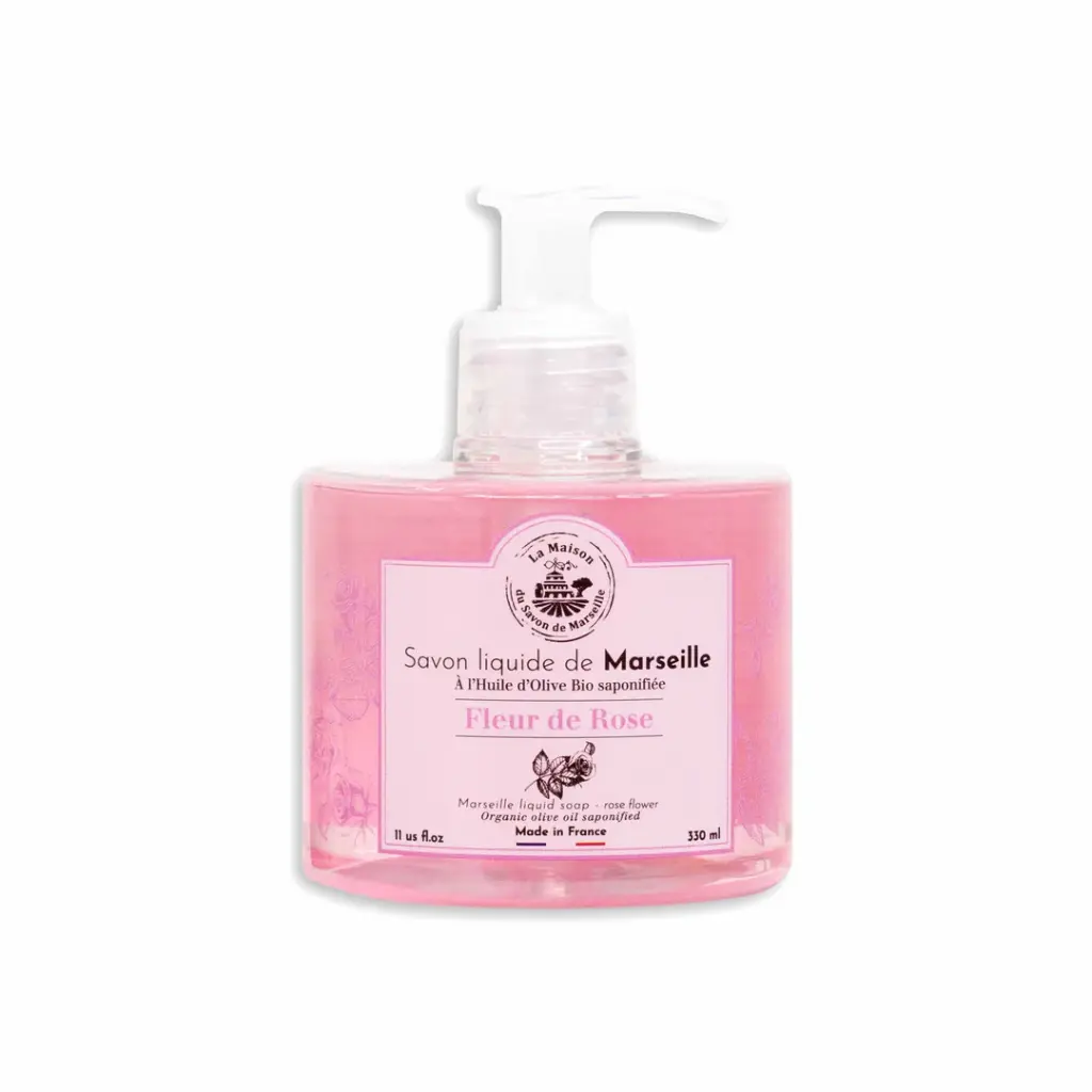 JABÓN LÍQUIDO DE MARSELLA 330ml -  ROSA