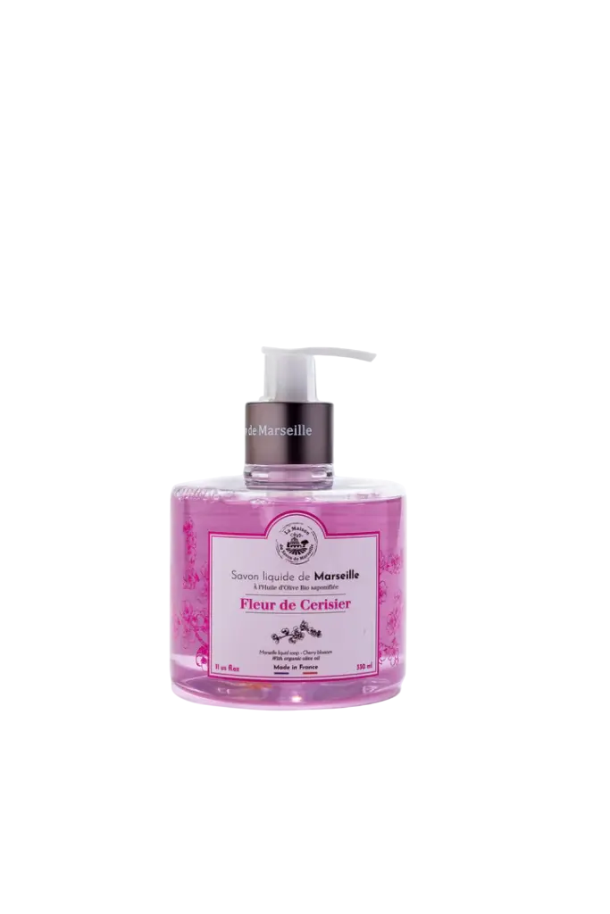 JABÓN LÍQUIDO DE MARSELLA -FLOR DE CEREZO 330ML